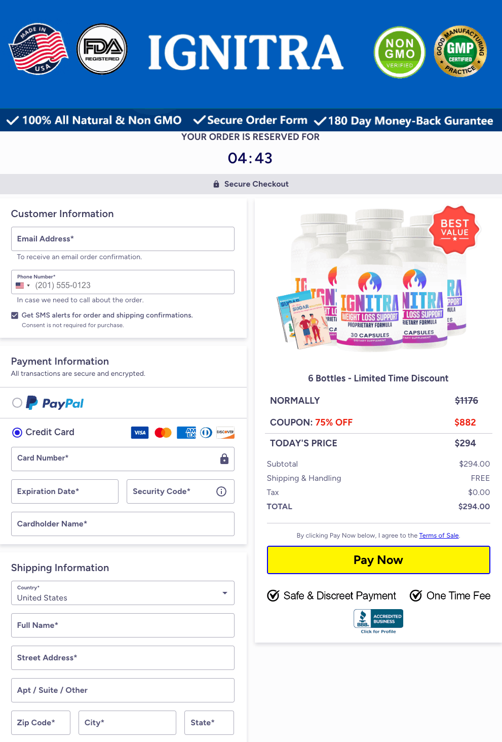 Ignitra™-best-order-page